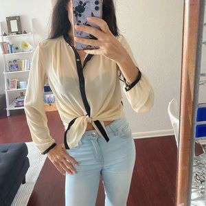 Professional or sexy button down